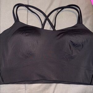 Lululemon Athletica Black Strappy Sports Bra